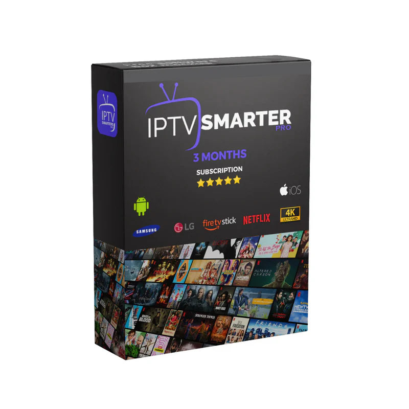 IPTV SMARTERS PRO SUBSCRIPTION / 3 MONTHS IPTV SMARTERS PRO SUBSCRIPTION SMARTERS